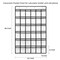 SAVERHO 36 Clear Pockets Classroom Pocket Chart for Cell Phones, Pocket Chart for Calculator Phone Holder with 36 Number Stickers and Hooks (White)